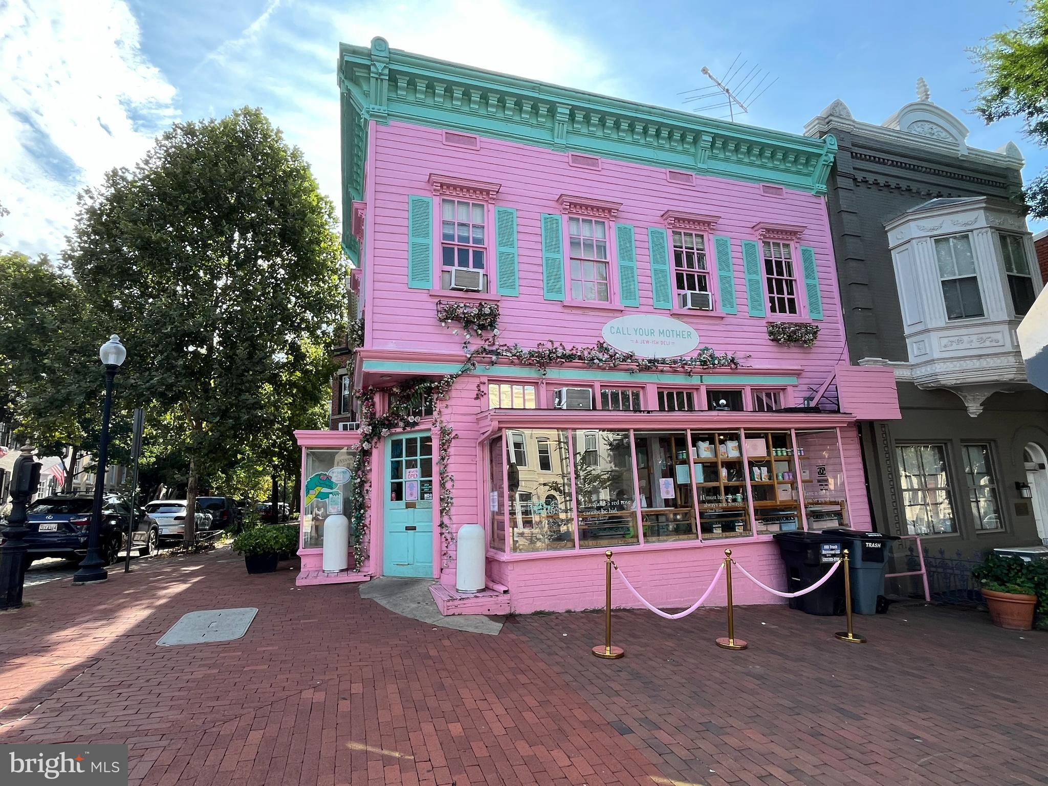 1318 35th Street Northwest, Unit 7 Washington, DC 20007 - Photo 24 of 27 a view of brick building with a yard and large tree