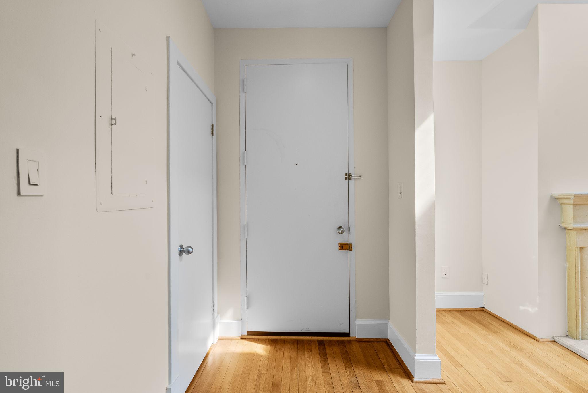1318 35th Street Northwest, Unit 7 Washington, DC 20007 - Photo 6 of 27 a view of hallway with wooden floor