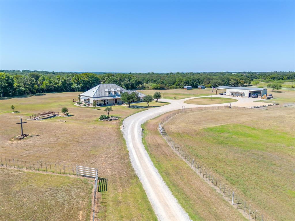 4991 Old Millsap Road Millsap, TX 76066 - Photo 32 of 40 a view of a swimming pool and an outdoor seating