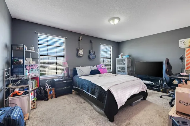 a front view of house with yard and seating area