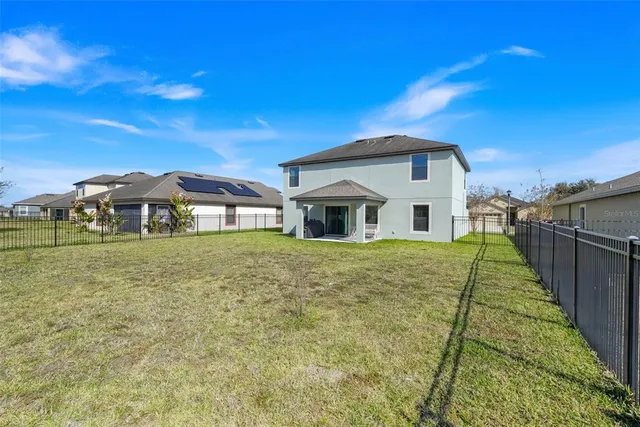 a house view with a outdoor space