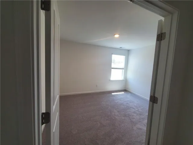 a view of empty room and window