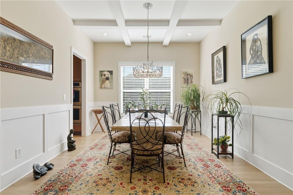 608 Red Leaf Way Canton, GA 30114 - Photo 12 of 43 a view of a dining room with furniture window and wooden floor