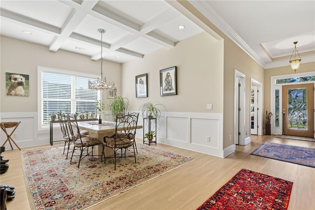 608 Red Leaf Way Canton, GA 30114 - Photo 13 of 43 a living room with furniture and a wooden floor
