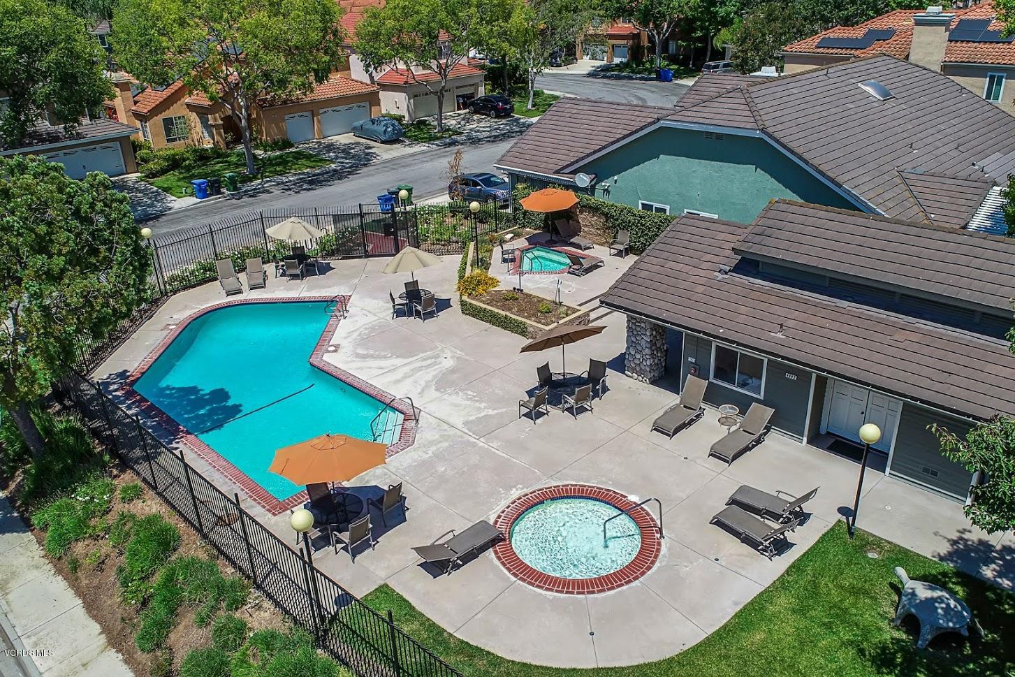 11577 Chestnut Ridge Street Moorpark, CA 93021 - Photo 57 of 58 an aerial view of a house with outdoor space