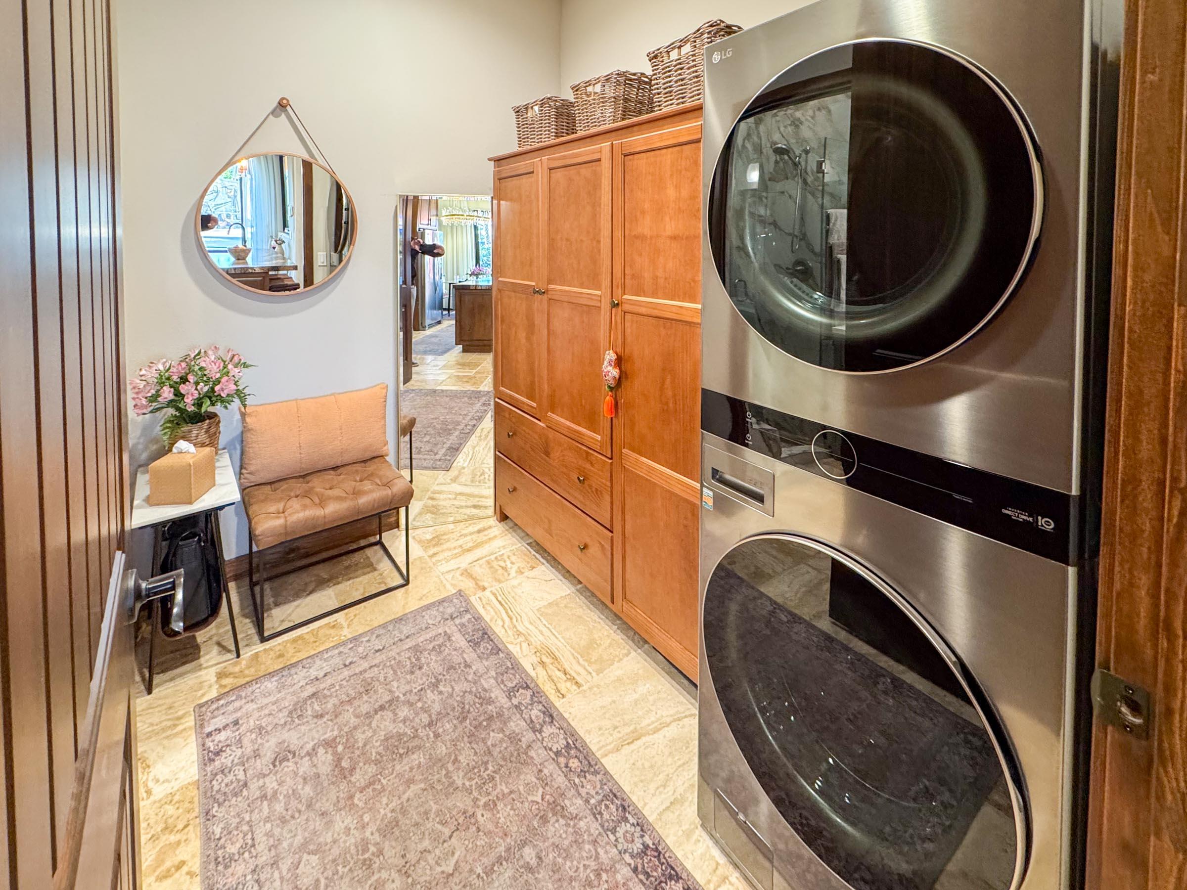 80394 Ave 48, Unit 156 Indio, CA 92201 - Photo 32 of 42 a living room with furniture and a mirror