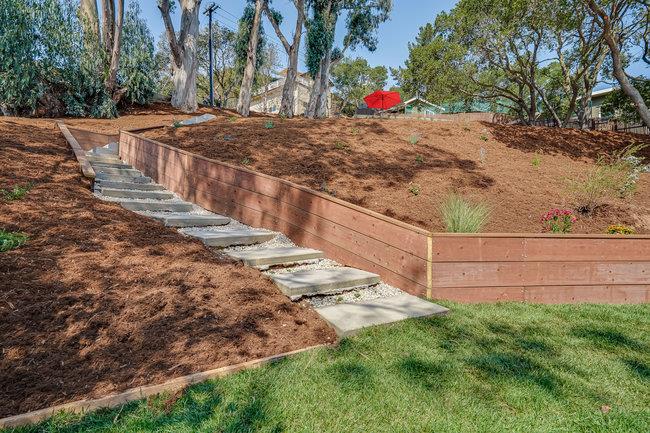 908 Holly Road Belmont, CA 94002 - Photo 35 of 50 a view of a backyard