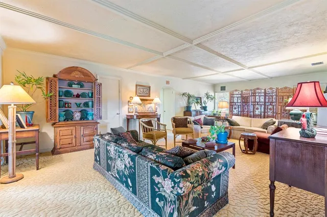 a outdoor space with patio furniture