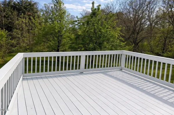 a view of wooden deck
