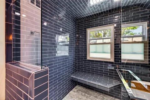 a view of an outdoor space with a street