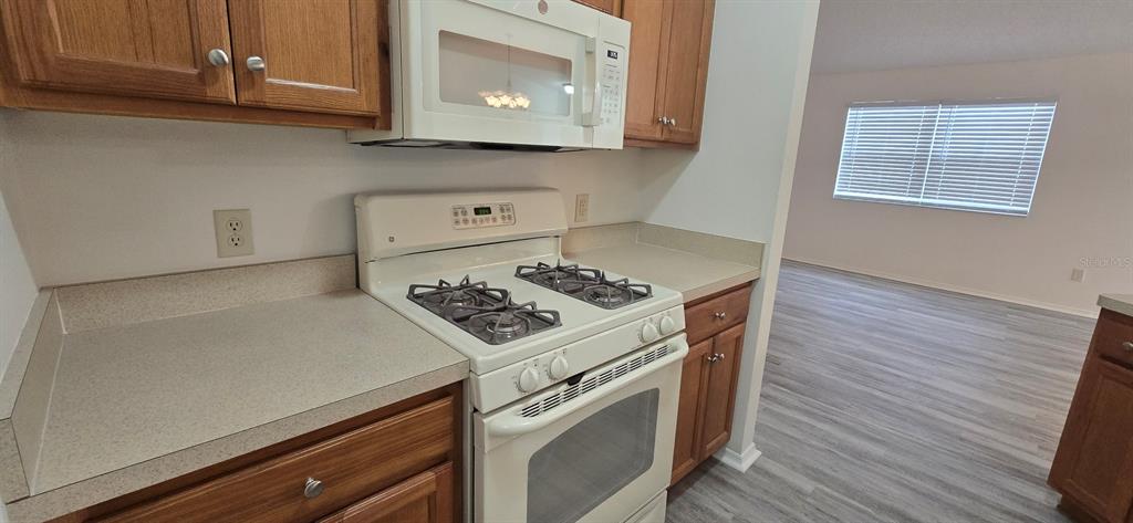 1009 Ridgeville Road The Villages, FL 32162 - Photo 5 of 16 a white stove top oven sitting inside of a kitchen