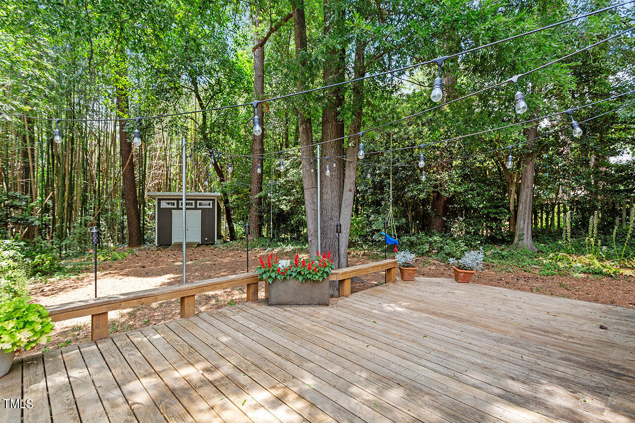 1607 Lorraine Road Raleigh, NC 27607 - Photo 33 of 37 a view of a park with large trees and a pathway