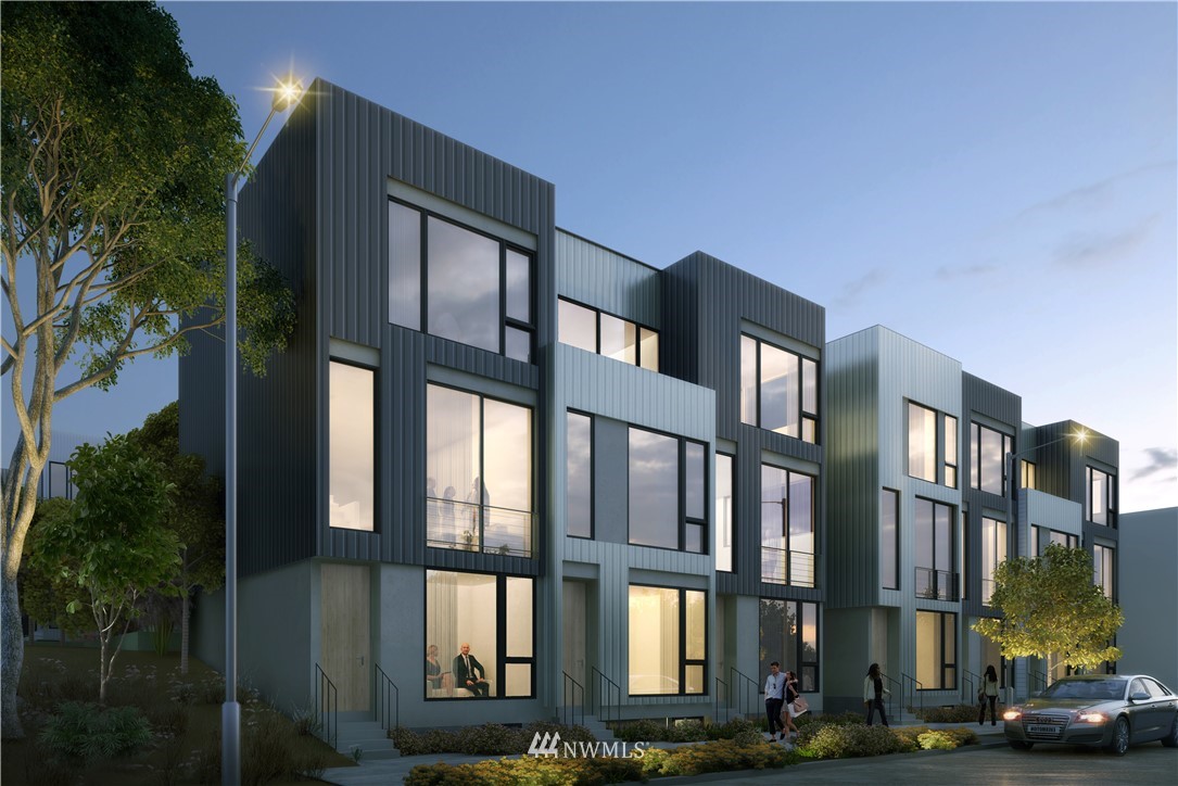 63 East Lynn Street Seattle, WA 98102 - Photo 12 of 20 a front view of residential houses with yard