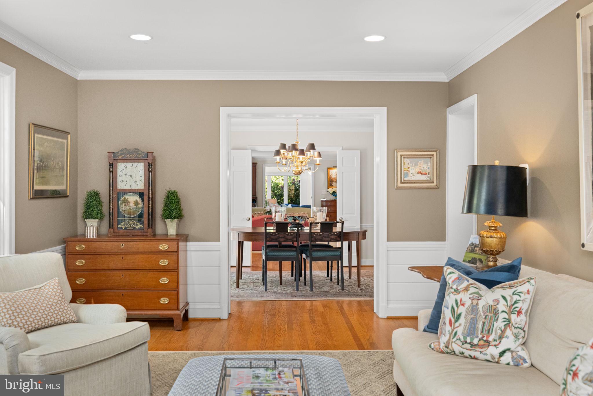 3730 Cardiff Road Chevy Chase, MD 20815 - Photo 13 of 49 a living room with furniture and a flat screen tv