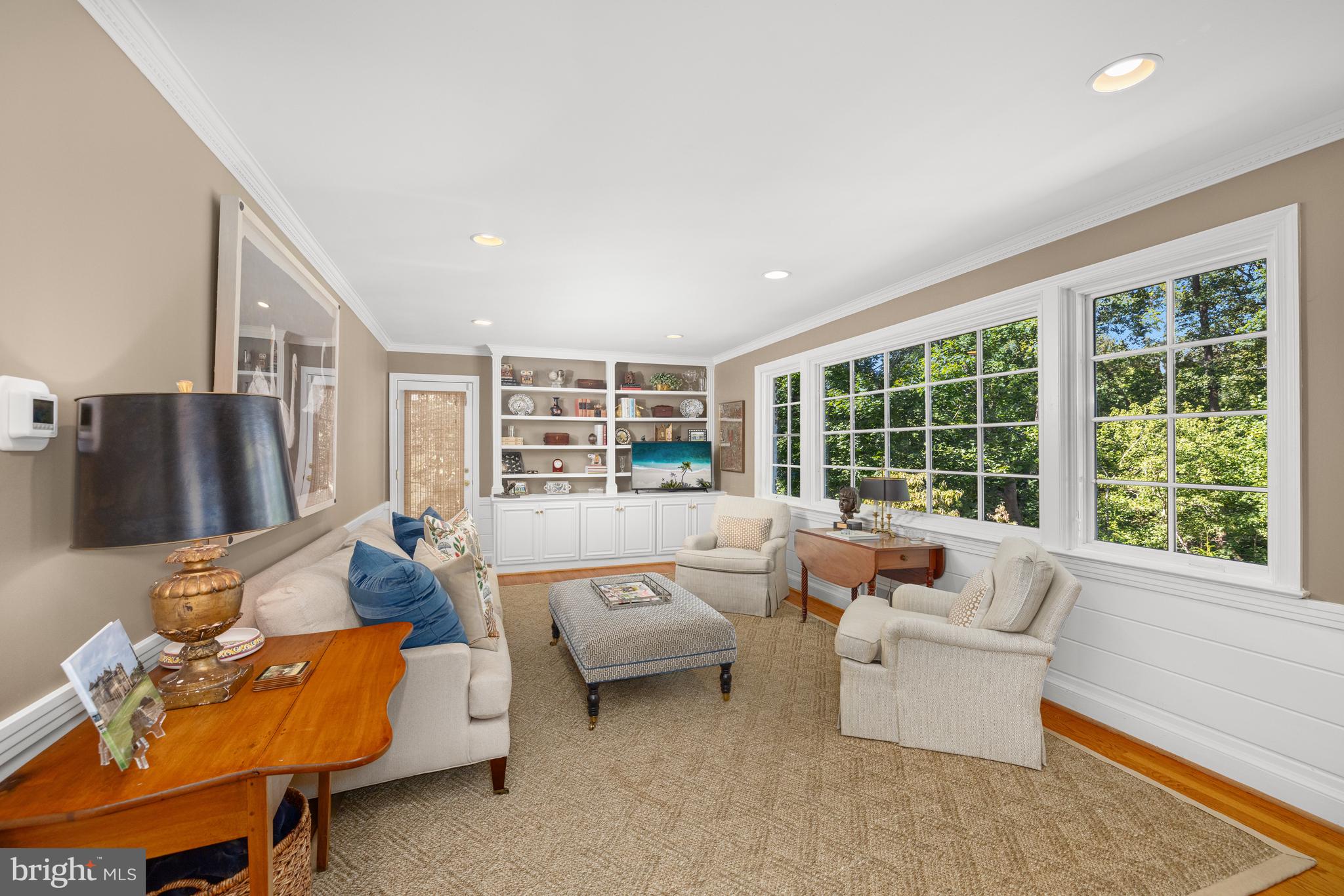 3730 Cardiff Road Chevy Chase, MD 20815 - Photo 15 of 49 a living room with furniture and a large window