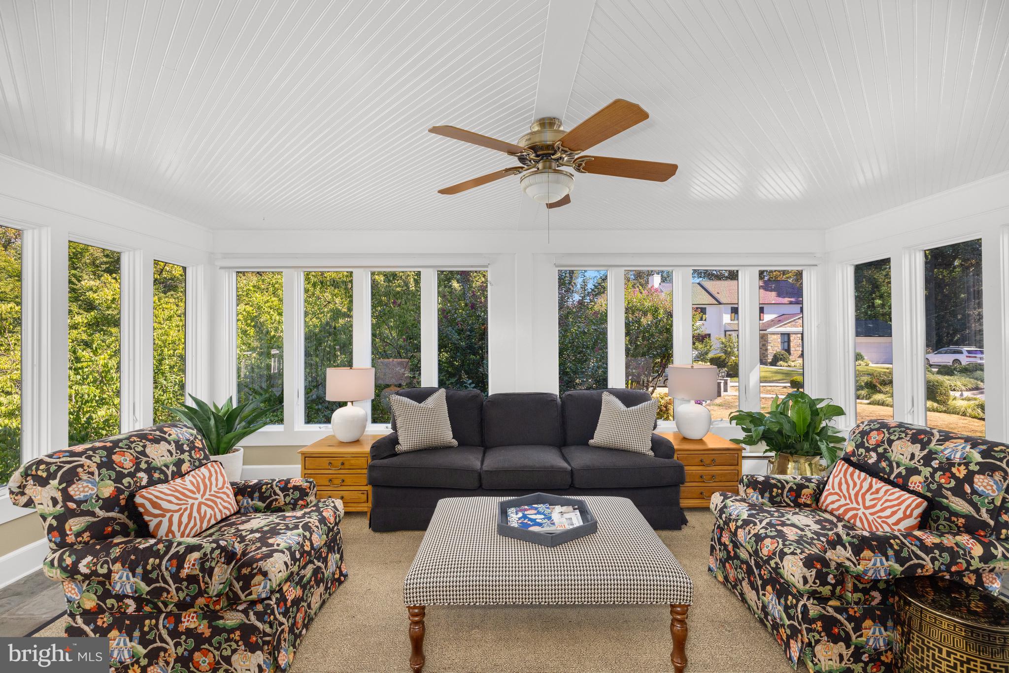 3730 Cardiff Road Chevy Chase, MD 20815 - Photo 18 of 49 a living room with furniture and a large window