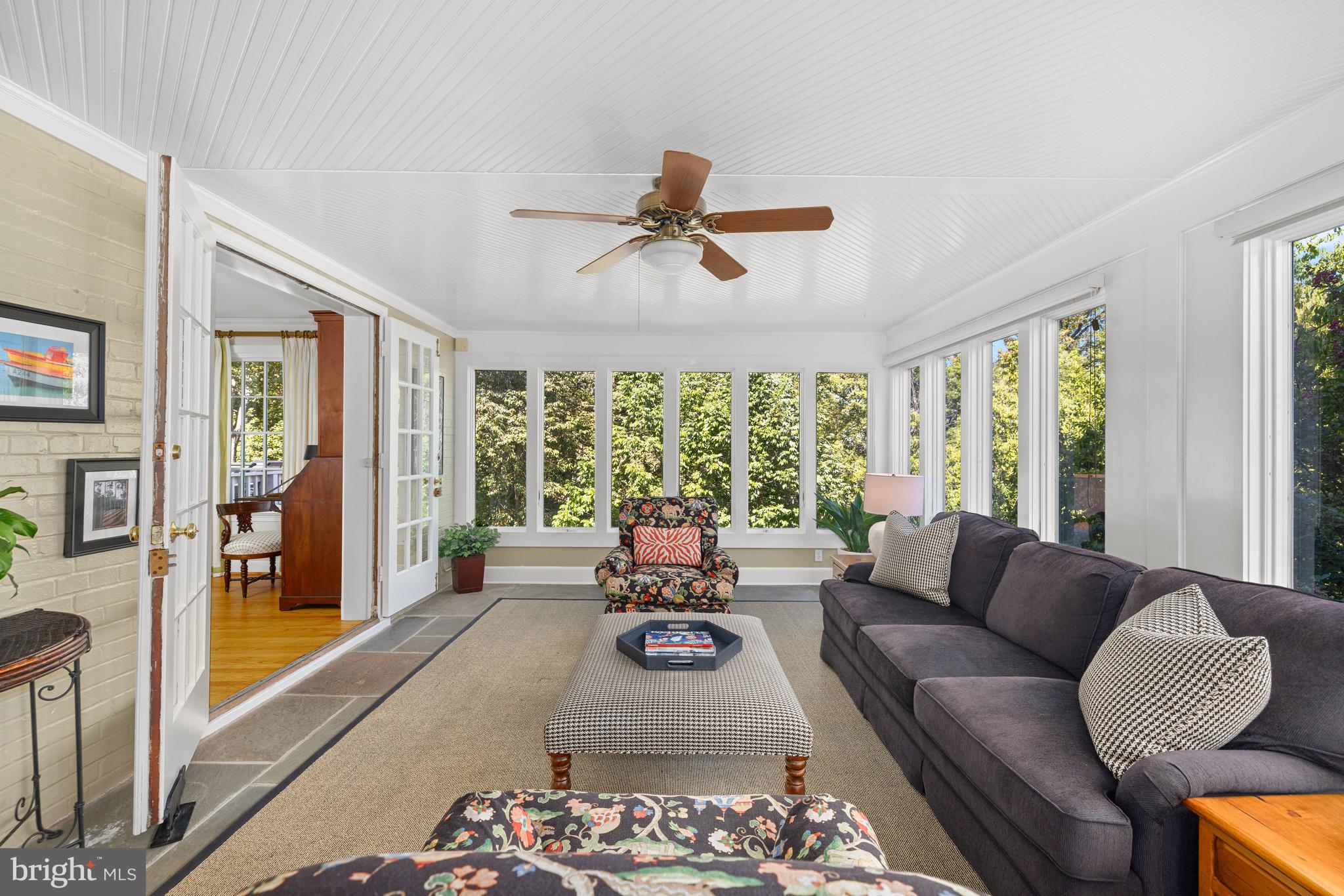 3730 Cardiff Road Chevy Chase, MD 20815 - Photo 19 of 49 a living room with furniture and a large window