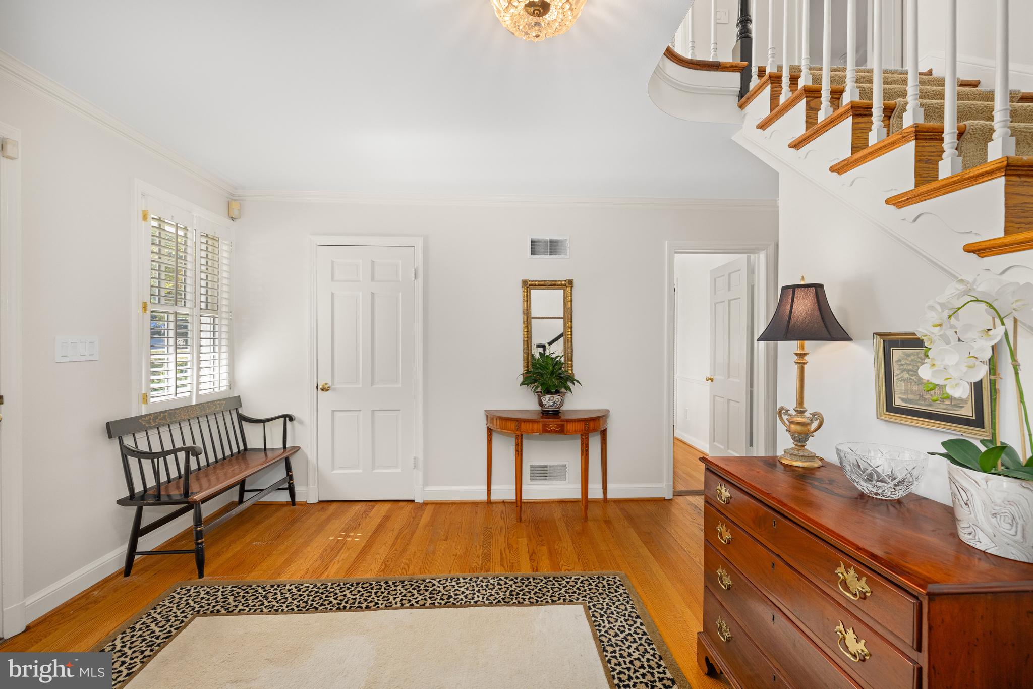 3730 Cardiff Road Chevy Chase, MD 20815 - Photo 3 of 49 a living room with furniture and wooden floor