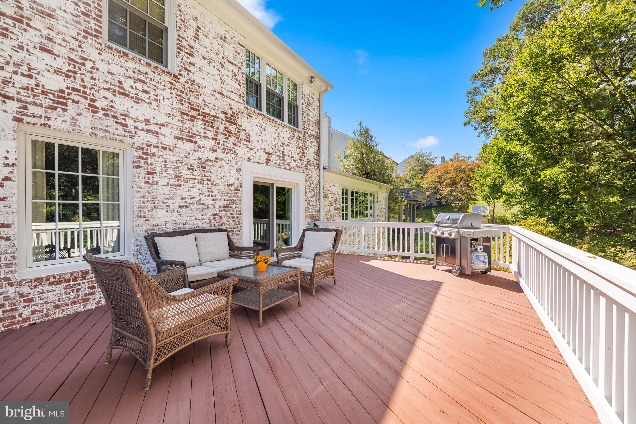 3730 Cardiff Road Chevy Chase, MD 20815 - Photo 44 of 49 a balcony with wooden floor and furniture