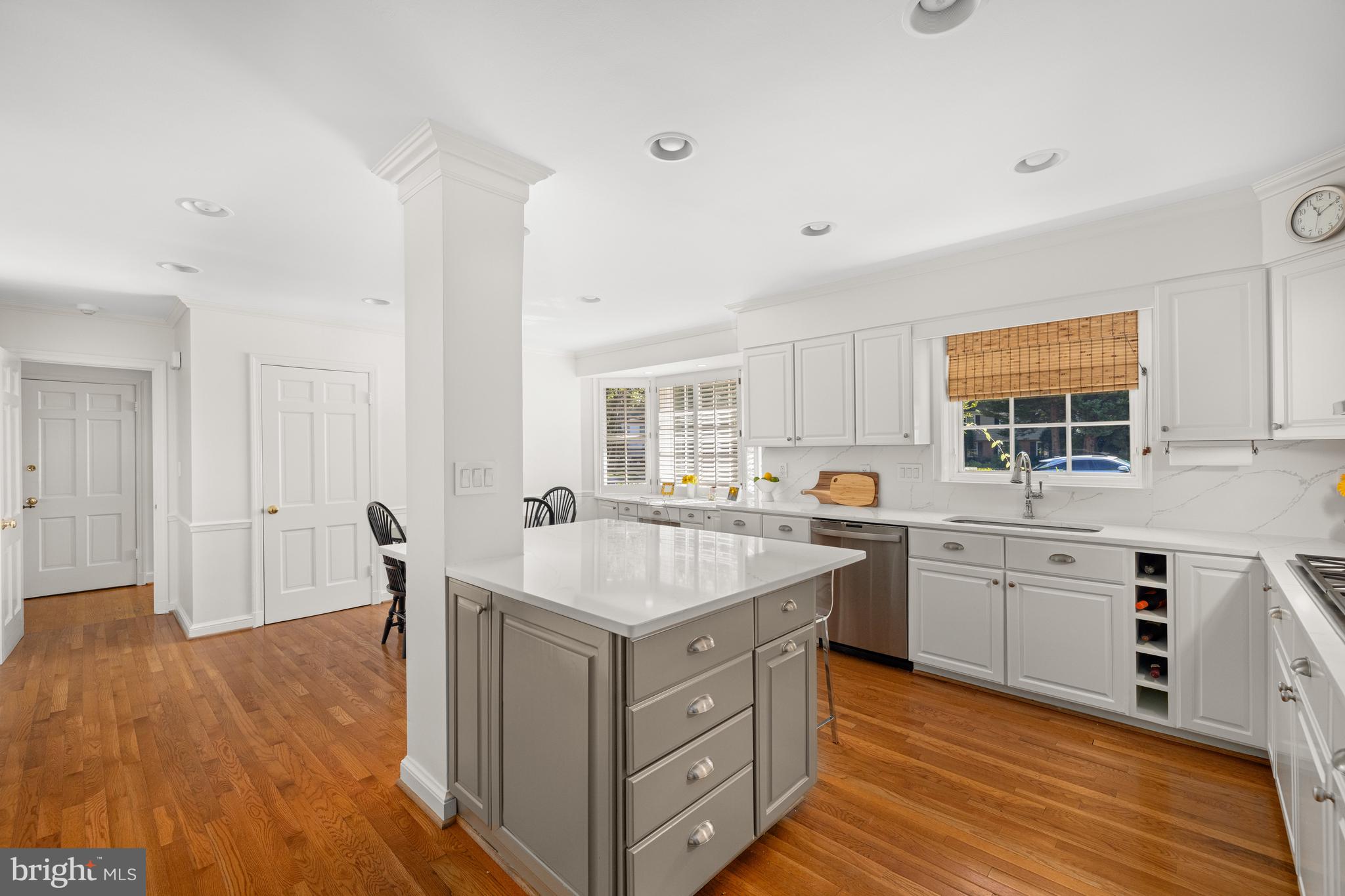 3730 Cardiff Road Chevy Chase, MD 20815 - Photo 9 of 49 a kitchen with sink stove and cabinets
