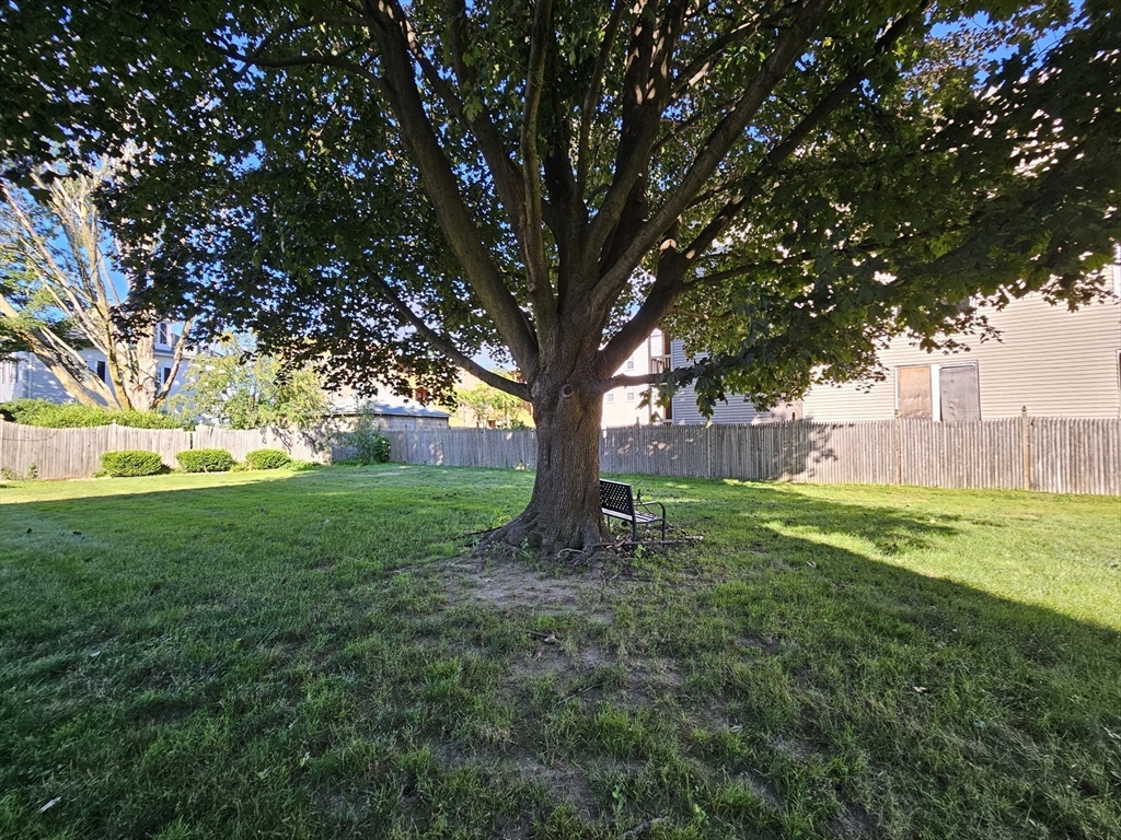 30 Bemis Street, Unit 3 Chicopee, MA 01013 - Photo 25 of 26 a big yard with lots of green space and fountain