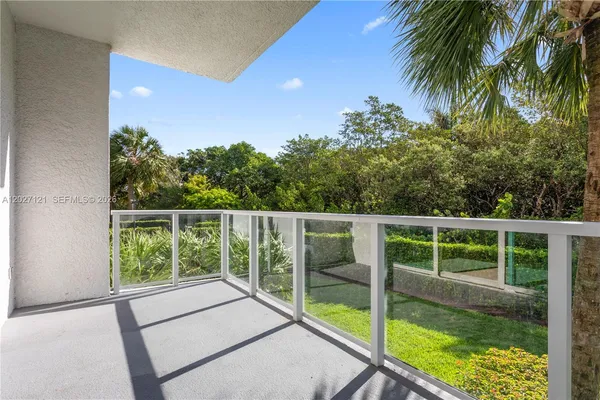 a view of backyard with green space