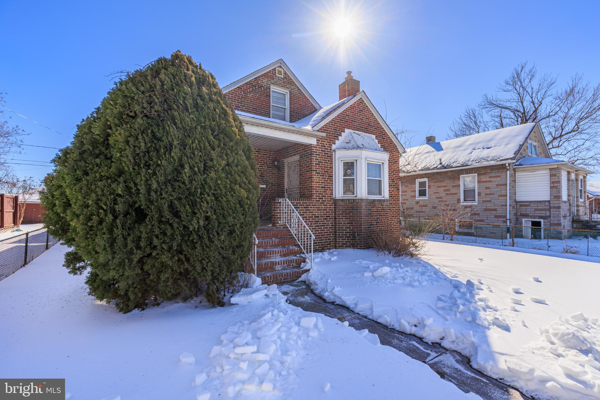 6627 Bushey Street Baltimore, MD 21224 - Photo 26 of 33 Charming brick home in a winter wonderland.