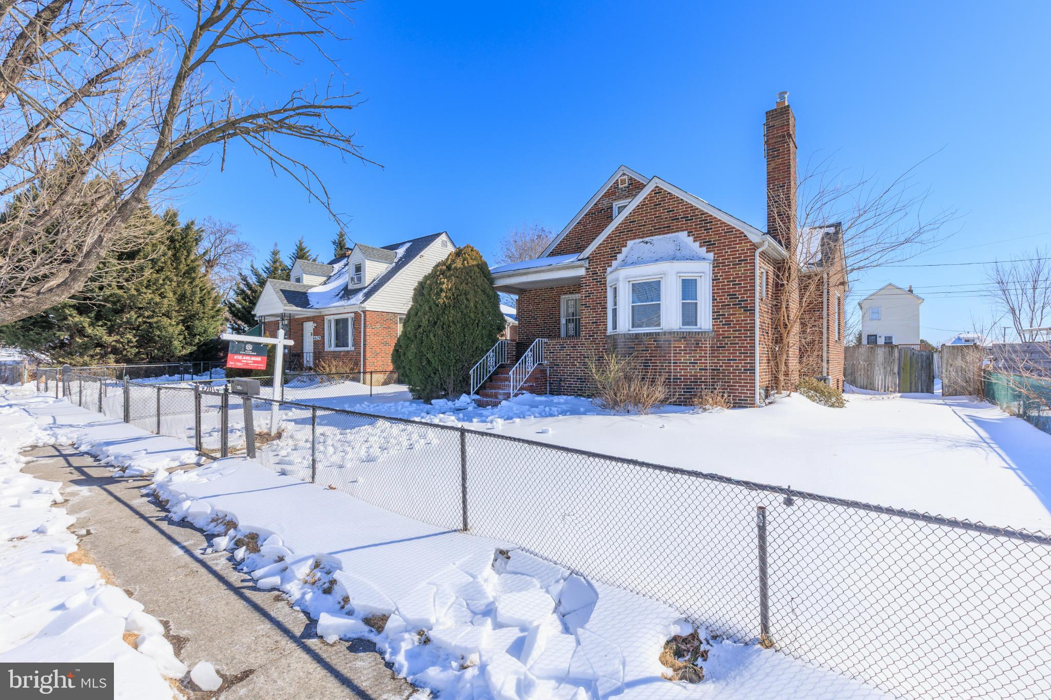6627 Bushey Street Baltimore, MD 21224 - Photo 27 of 33 Charming brick home in a winter wonderland.