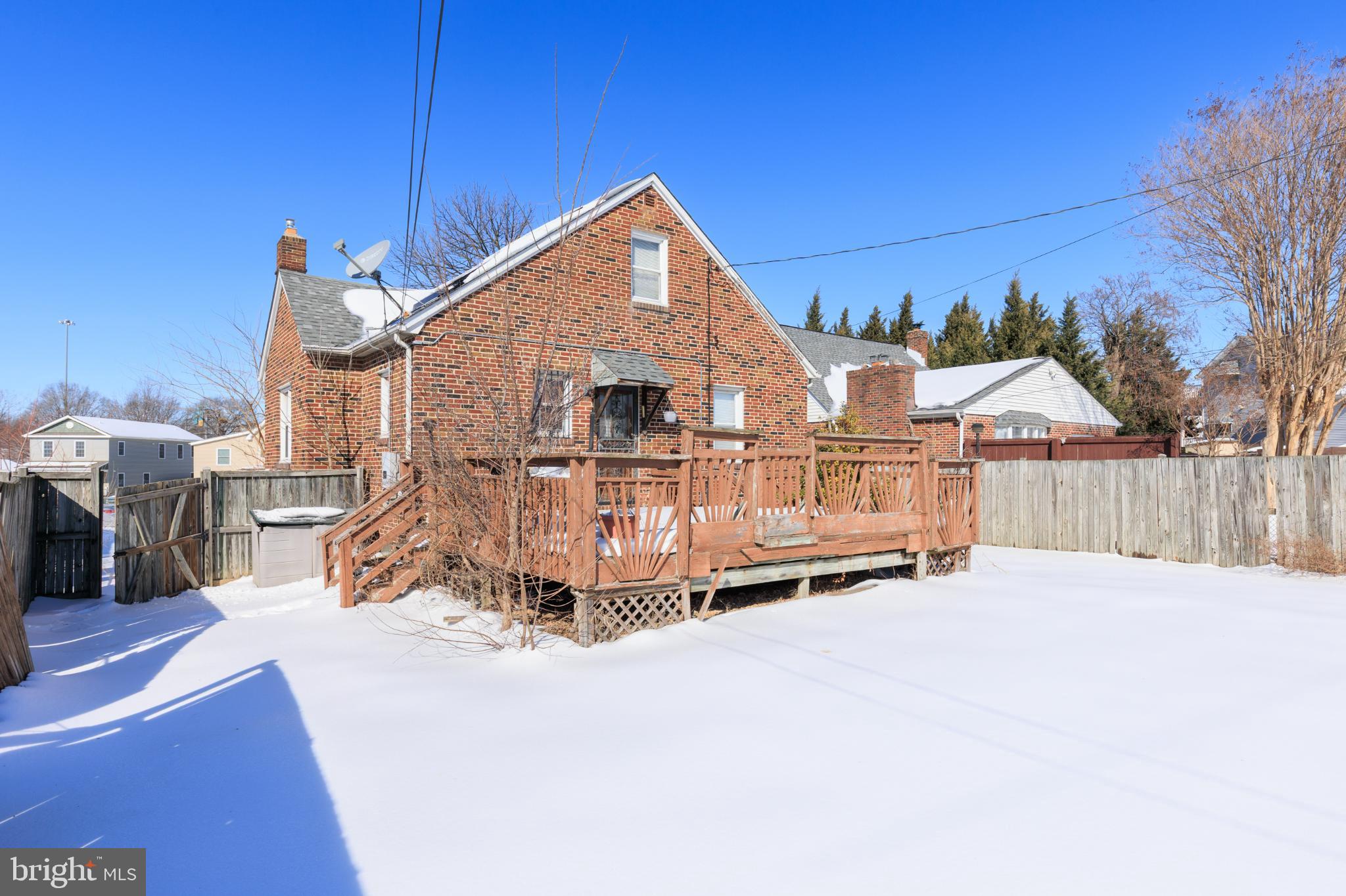 6627 Bushey Street Baltimore, MD 21224 - Photo 31 of 33 Charming home with a snowy backyard retreat.