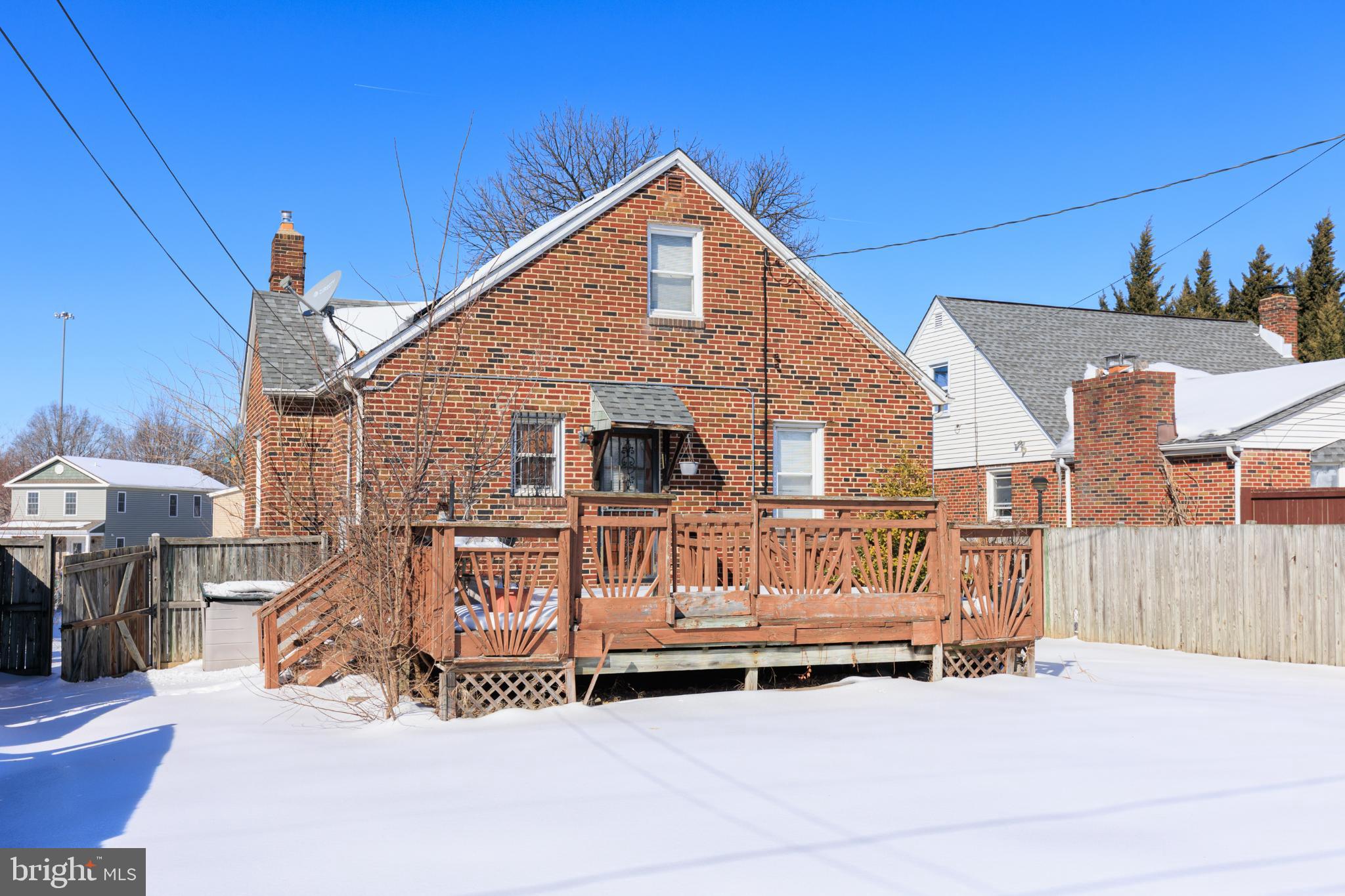 6627 Bushey Street Baltimore, MD 21224 - Photo 33 of 33 Charming brick home with spacious deck.