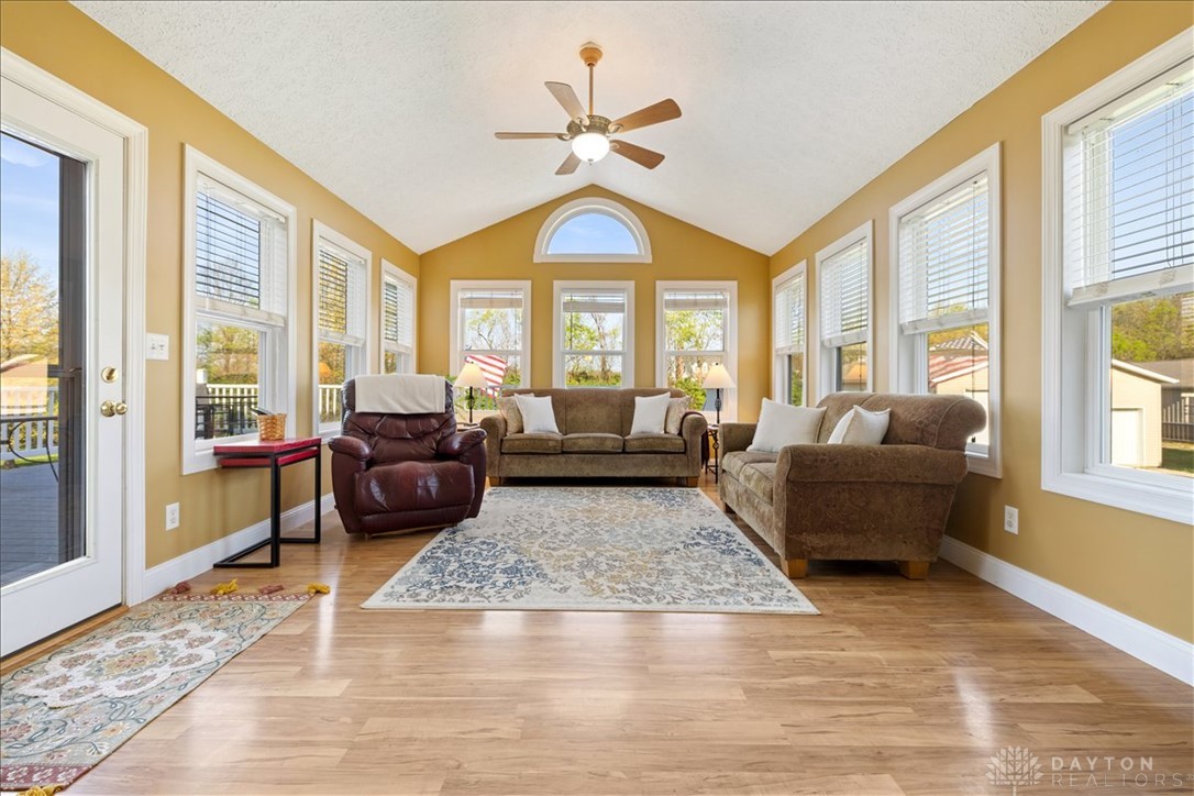 841 Willow Road Springfield, OH 45502 - Photo 12 of 64 This bright sunroom features warm tones and ample natural light, perfect for everyday living.