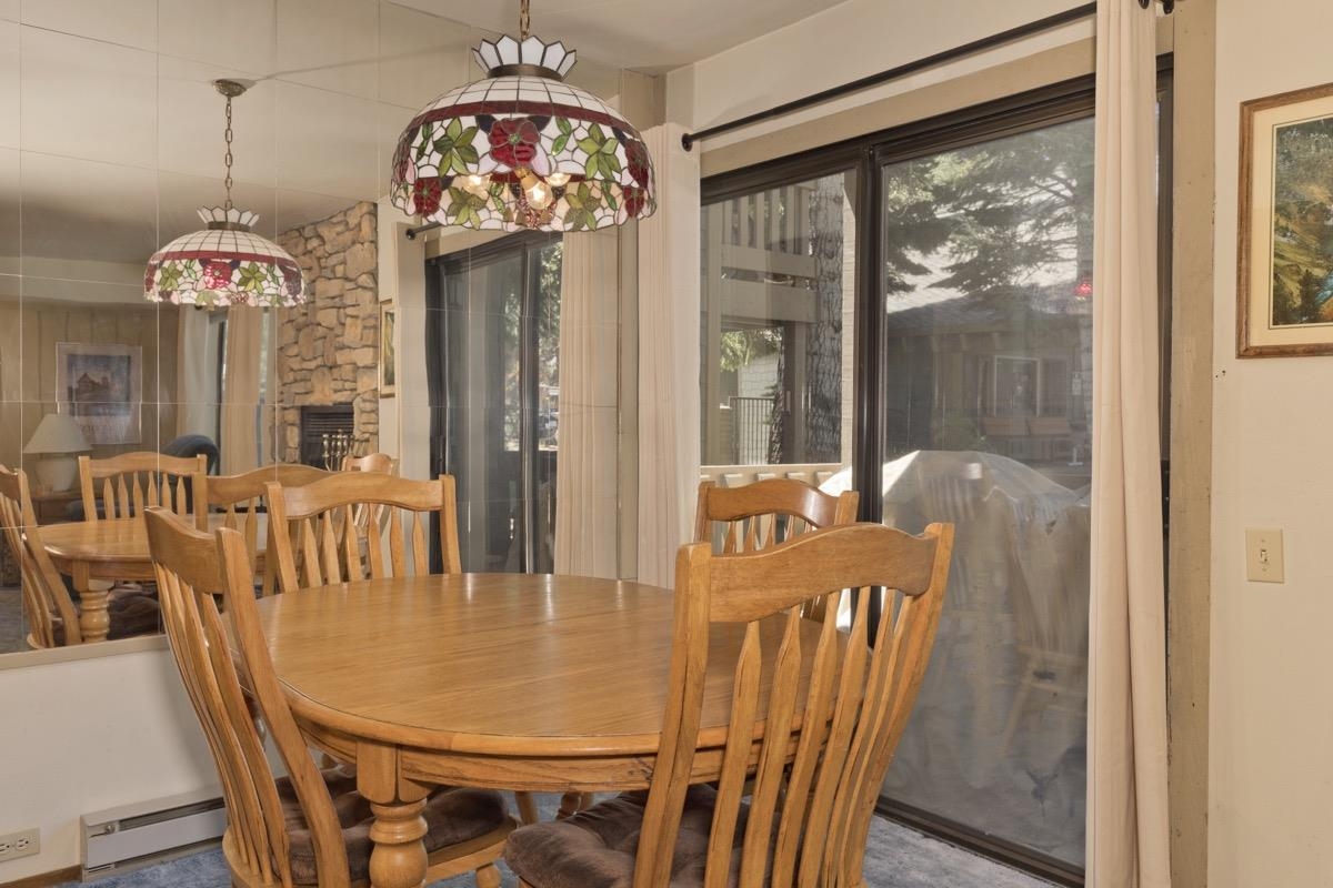 244 Lakeview Boulevard, Unit 149 Mammoth Lakes, CA 93546 - Photo 15 of 29 Dining room with a baseboard heating unit