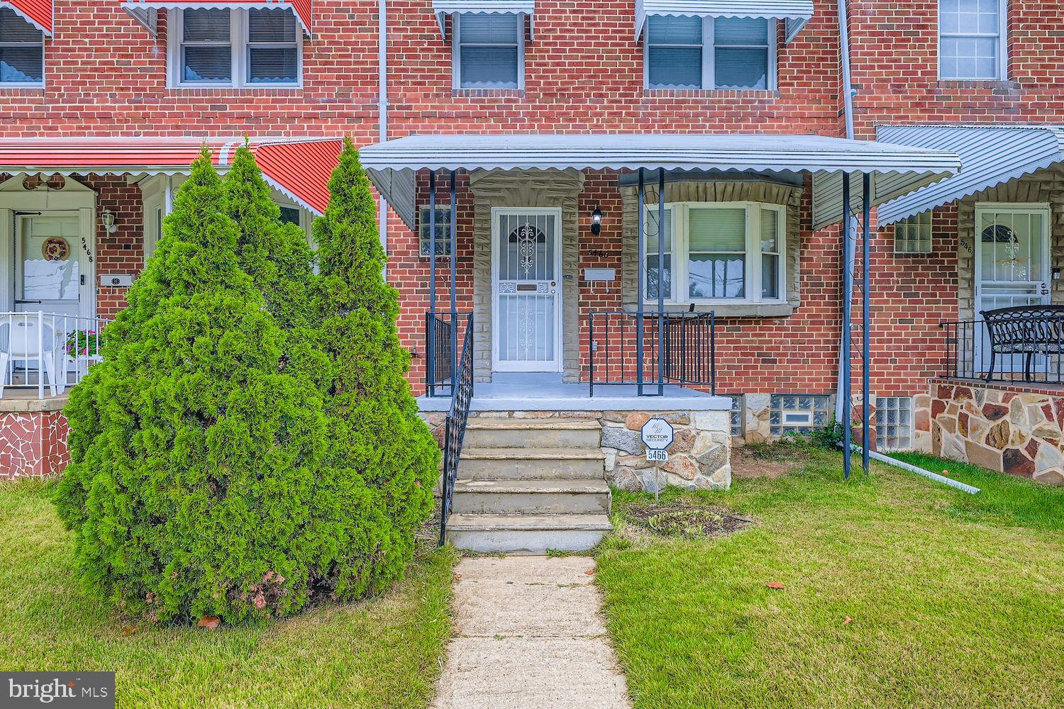5466 Addington Road Baltimore, MD 21207 - Photo 2 of 31 Charming brick facade with inviting entrance.