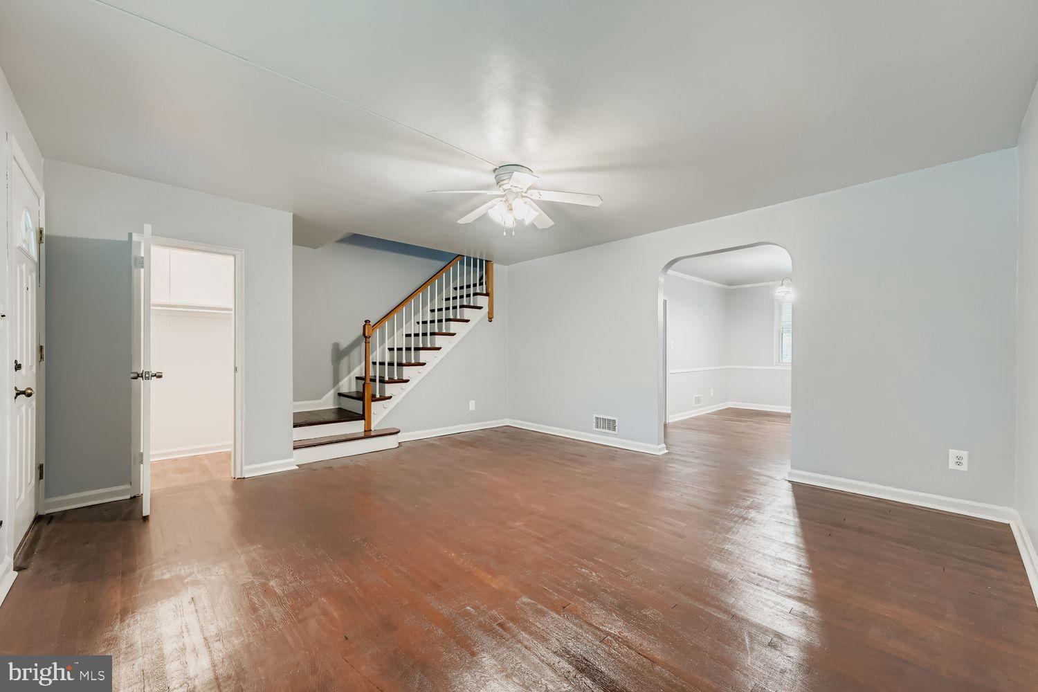 5466 Addington Road Baltimore, MD 21207 - Photo 4 of 31 Spacious living area with classic charm.