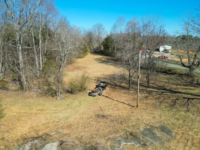 a view of lake with mountain