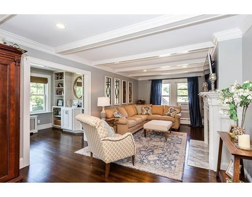 72 Badger Road Medford, MA 02155 - Photo 9 of 42 a living room with furniture and a wooden floor