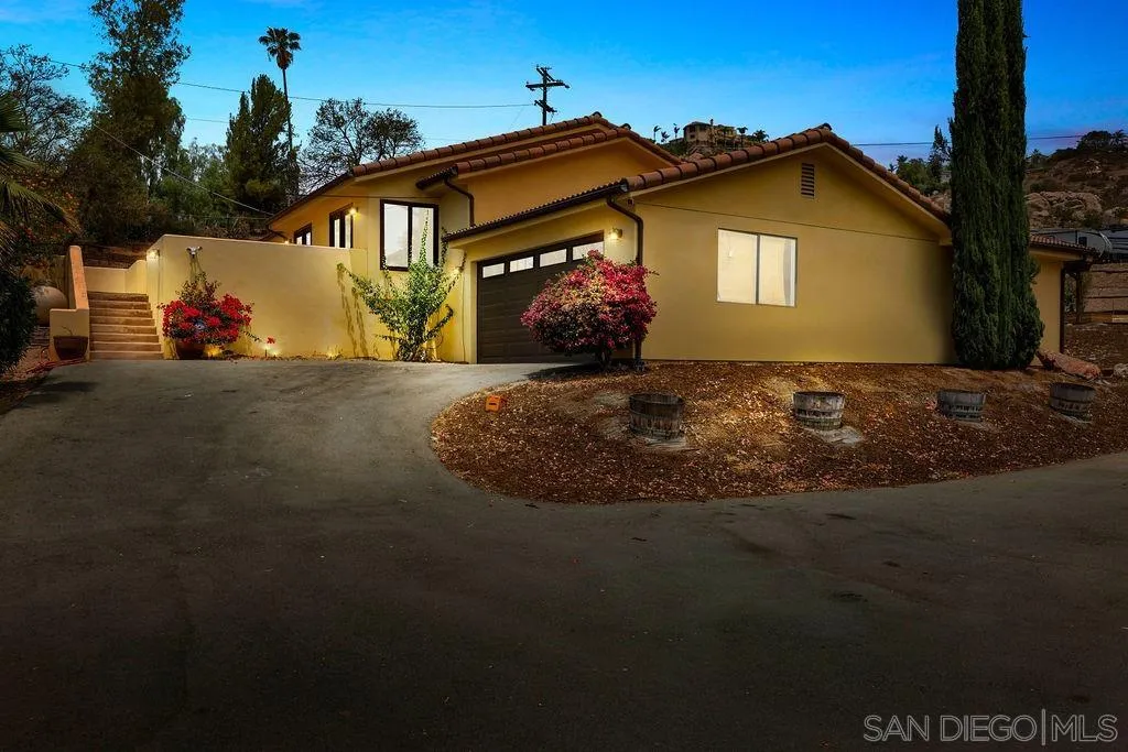 2038 Valley Rim Road El Cajon, CA 92019 - Photo 35 of 37 a view of a house with a yard