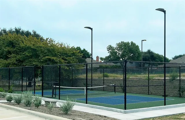 a lake view with a yard