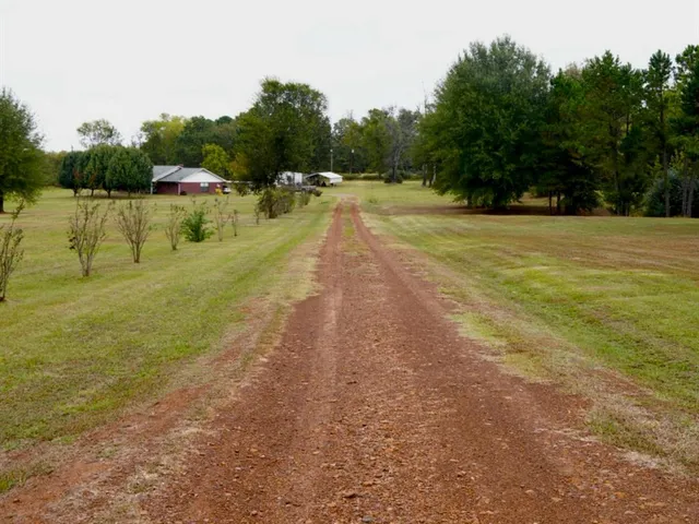 a view of a lake with houses