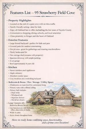 $314,900 | 95 Strawberry Field Cove, Oakland, TN 38060