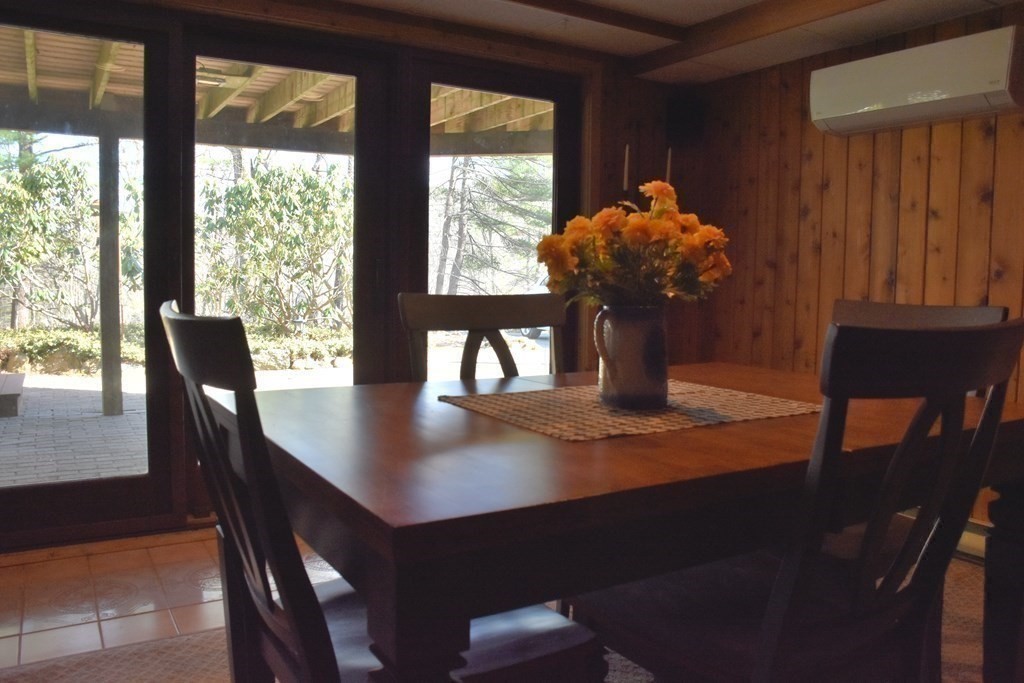 23 Bernie Road Holland, MA 01521 - Photo 20 of 36 a view of a dining room with furniture window and outside view