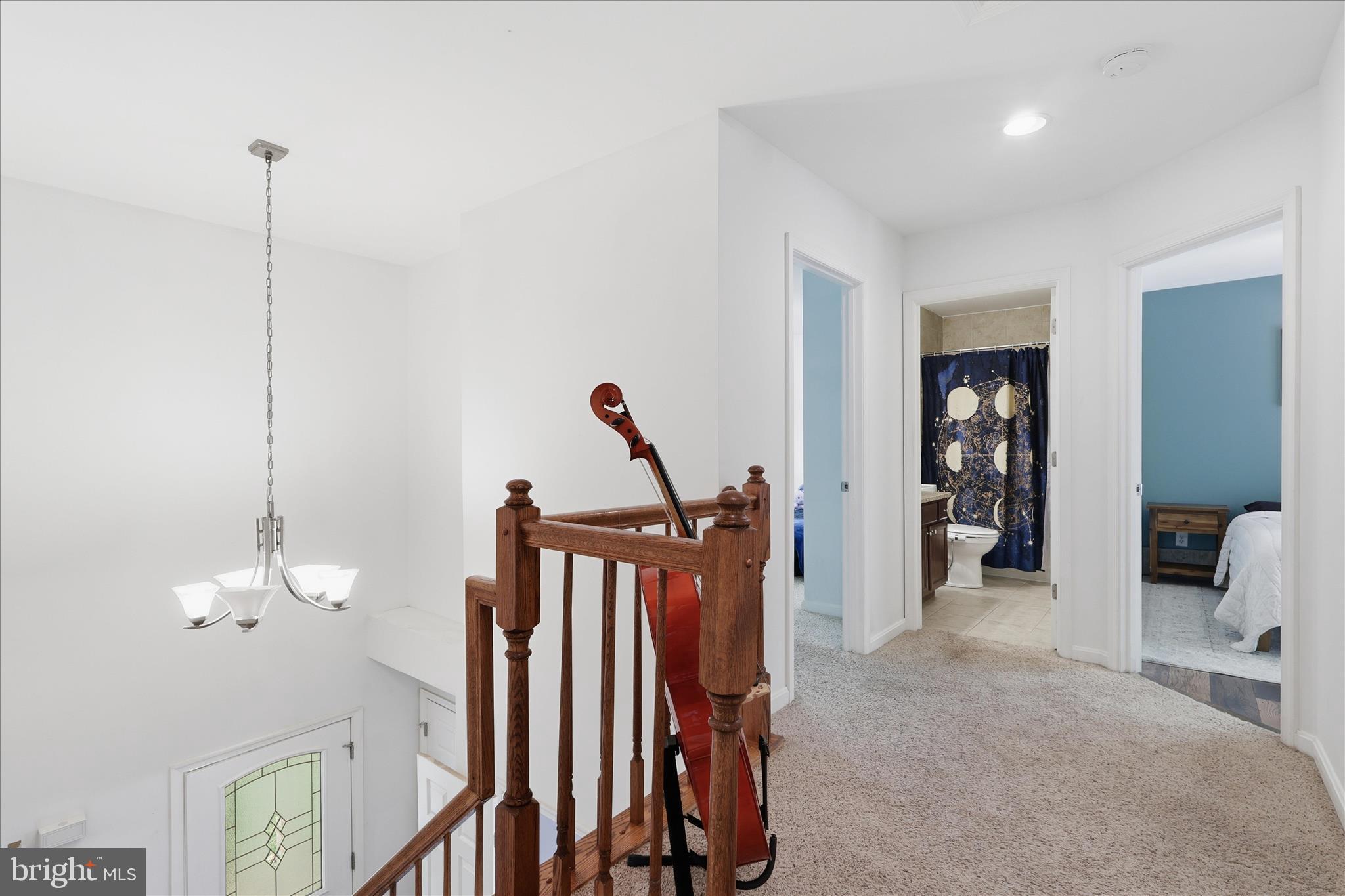 515 Shelton Shop Road Stafford, VA 22554 - Photo 24 of 52 a view of a hallway with windows and stairs