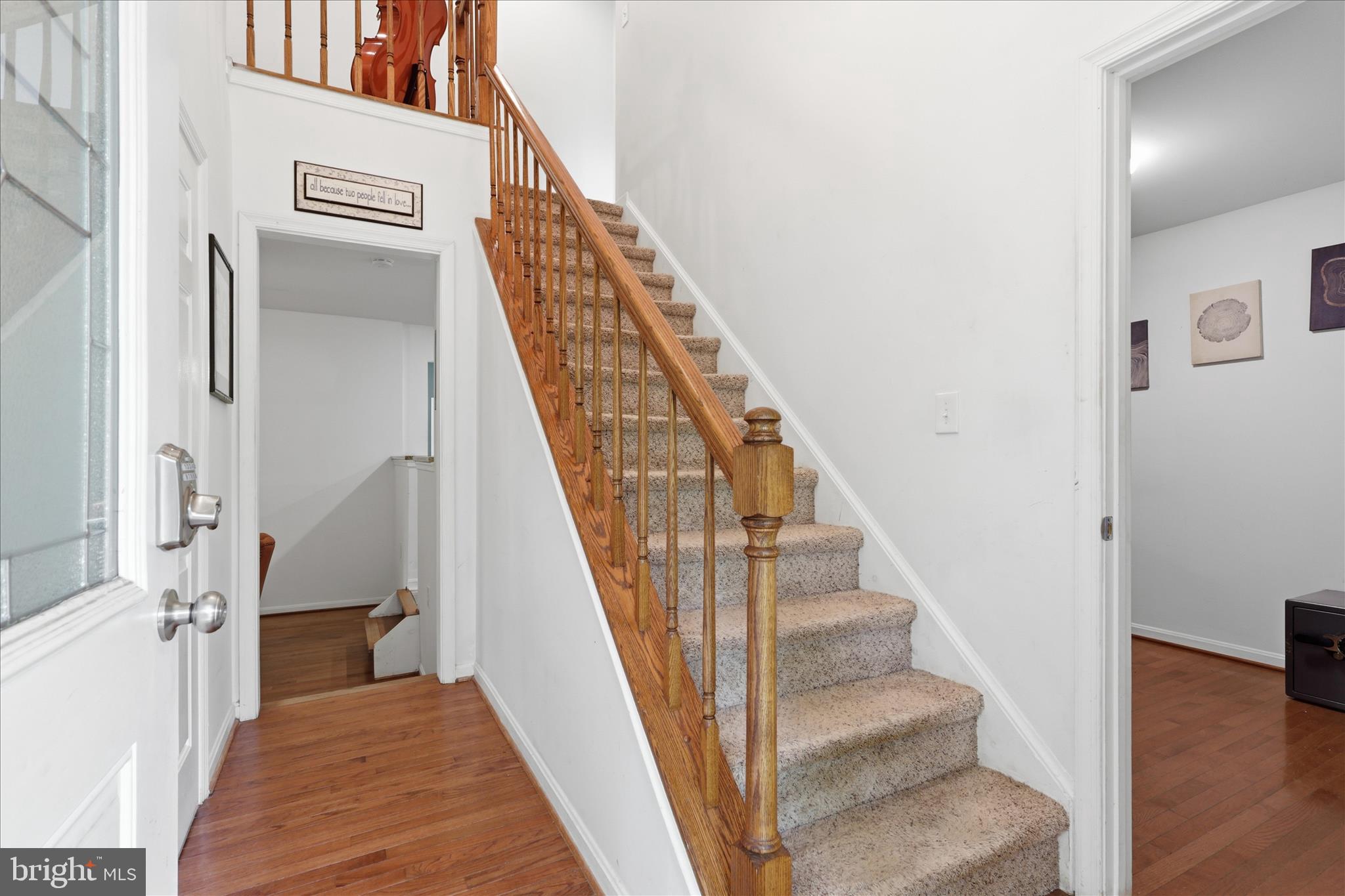 515 Shelton Shop Road Stafford, VA 22554 - Photo 8 of 52 a view of entryway and hall with wooden floor