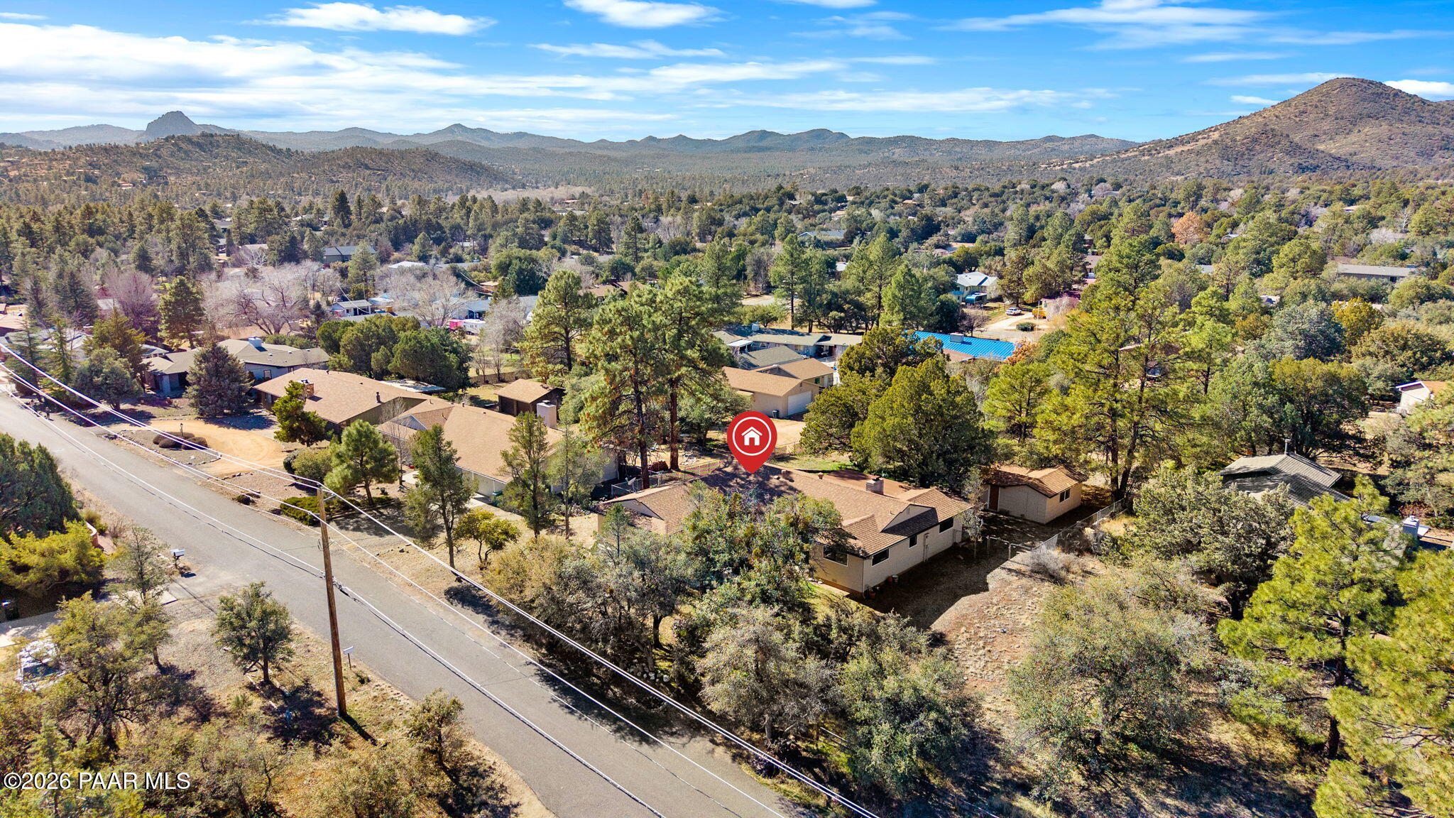 3030 Hozoni Road Prescott, AZ 86305 - Photo 3 of 37 3-Aerial Front (2) Pinned