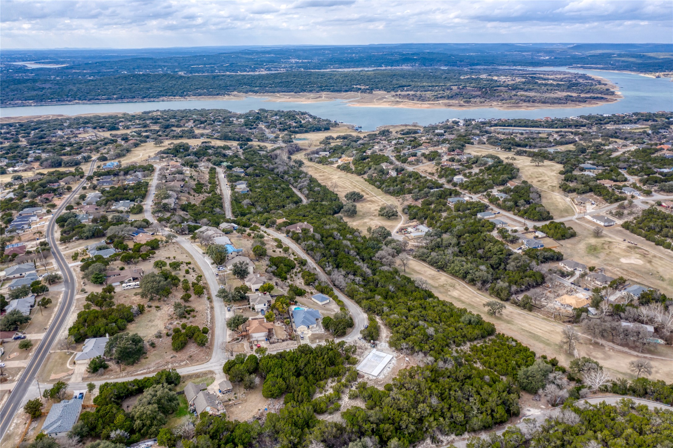 20702 N Ridge Lago Vista, TX 78645 - Photo 9 of 16 an aerial view of residential building and ocean