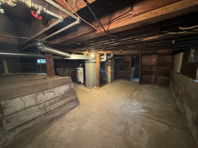 a view of storage and utility room