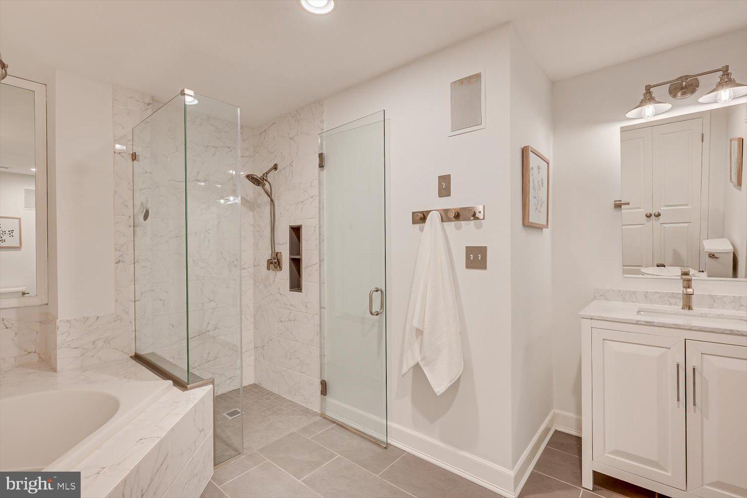 527 Brickhouse Road Princeton, NJ 08540 - Photo 21 of 35 Sleek modern bathroom oasis.