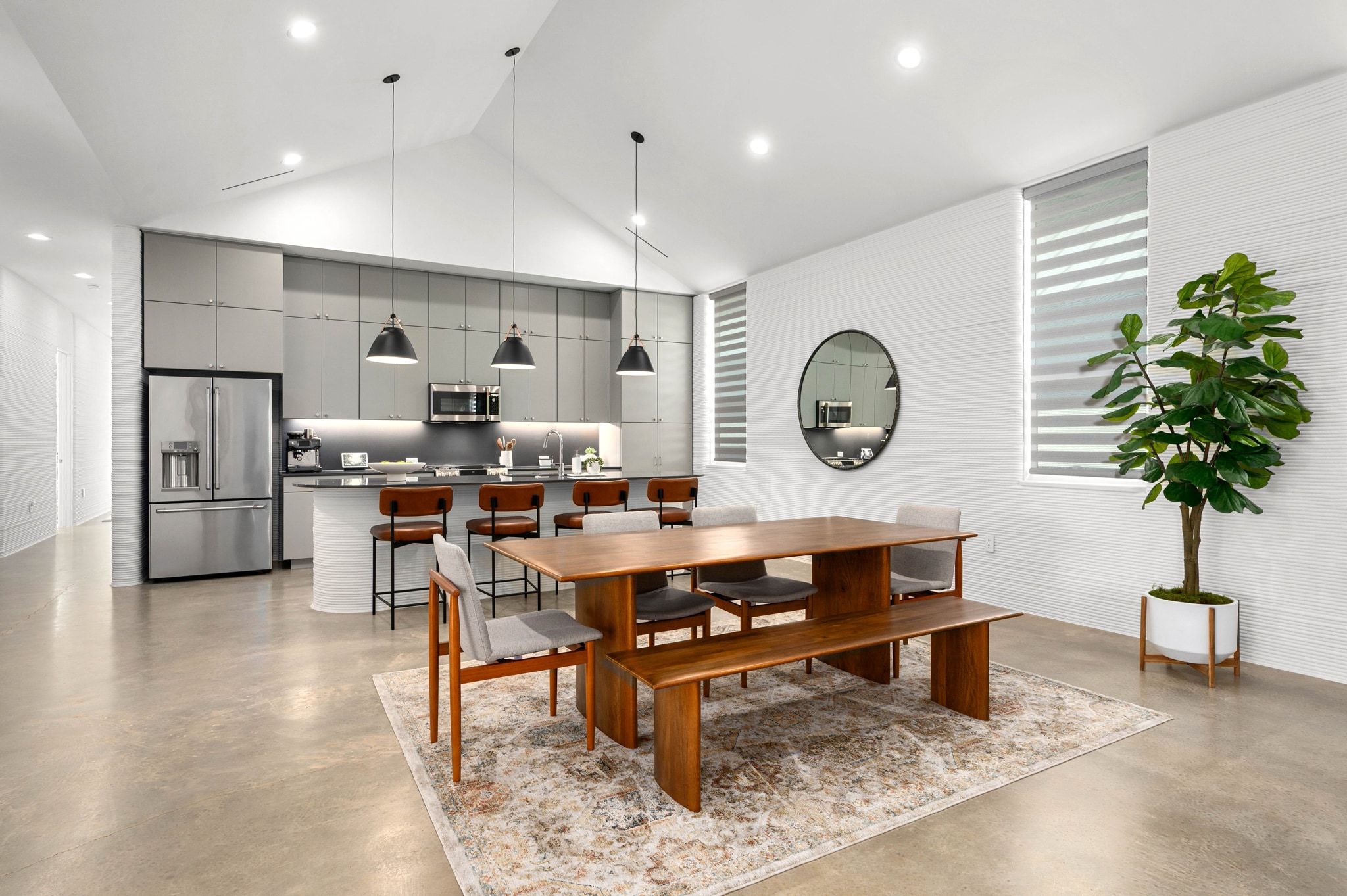 221 Lone Ranger Trail Georgetown, TX 78628 - Photo 11 of 35 a living room with lots of furniture and a clock