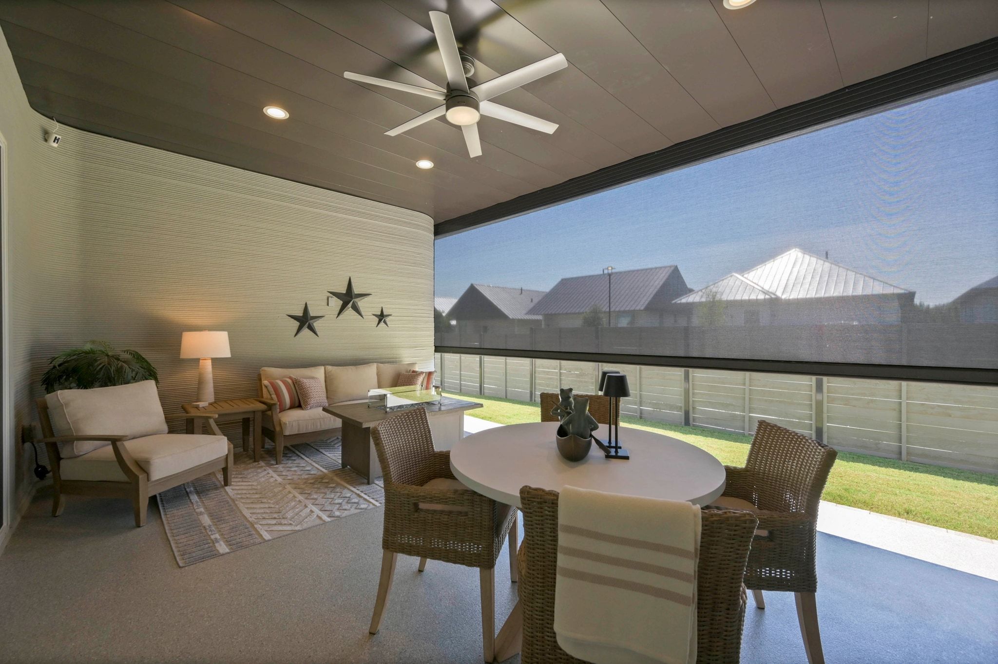221 Lone Ranger Trail Georgetown, TX 78628 - Photo 23 of 35 a view of a dining room with furniture window and outside view