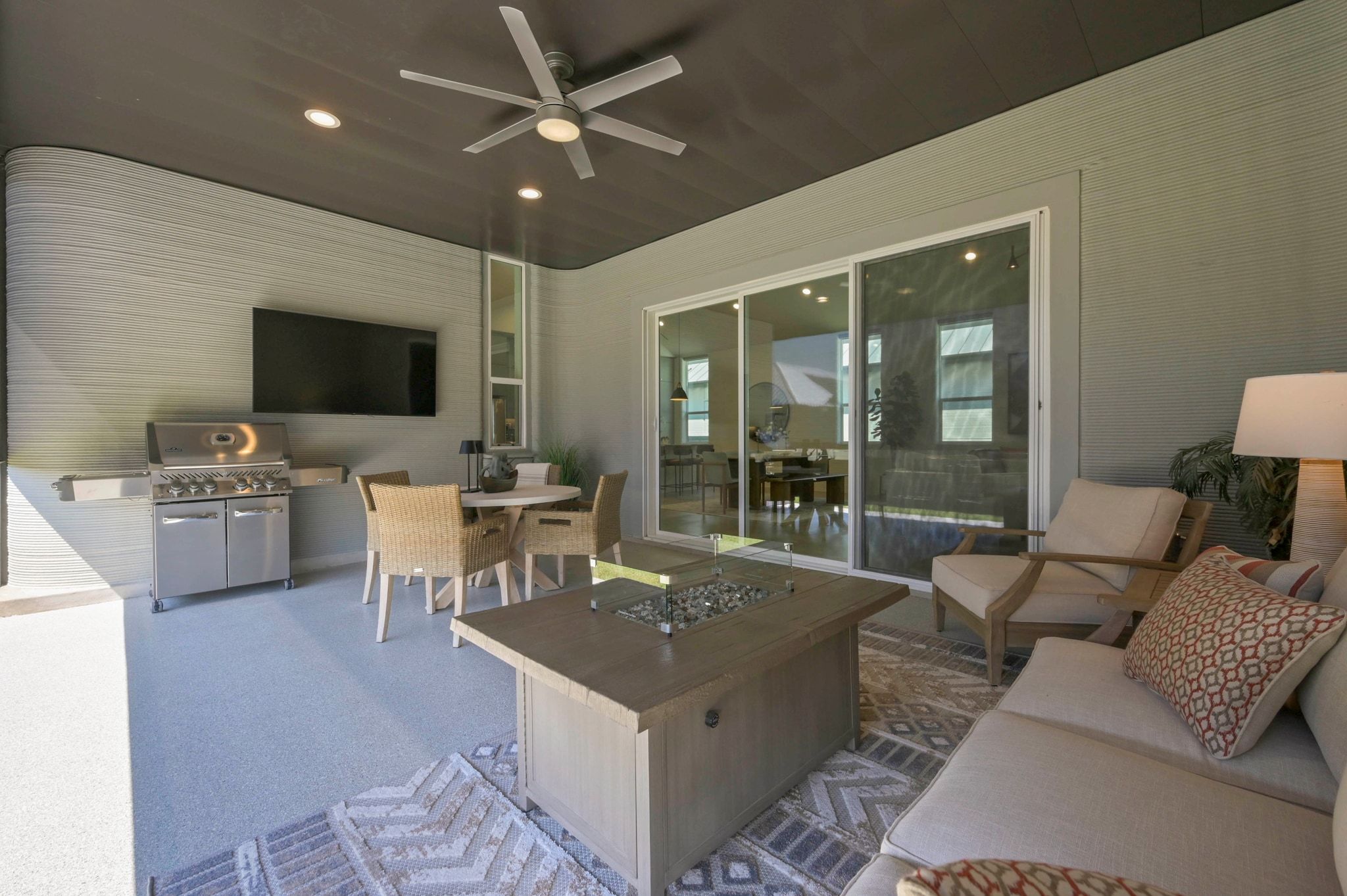 221 Lone Ranger Trail Georgetown, TX 78628 - Photo 24 of 35 a living room with furniture and a flat screen tv